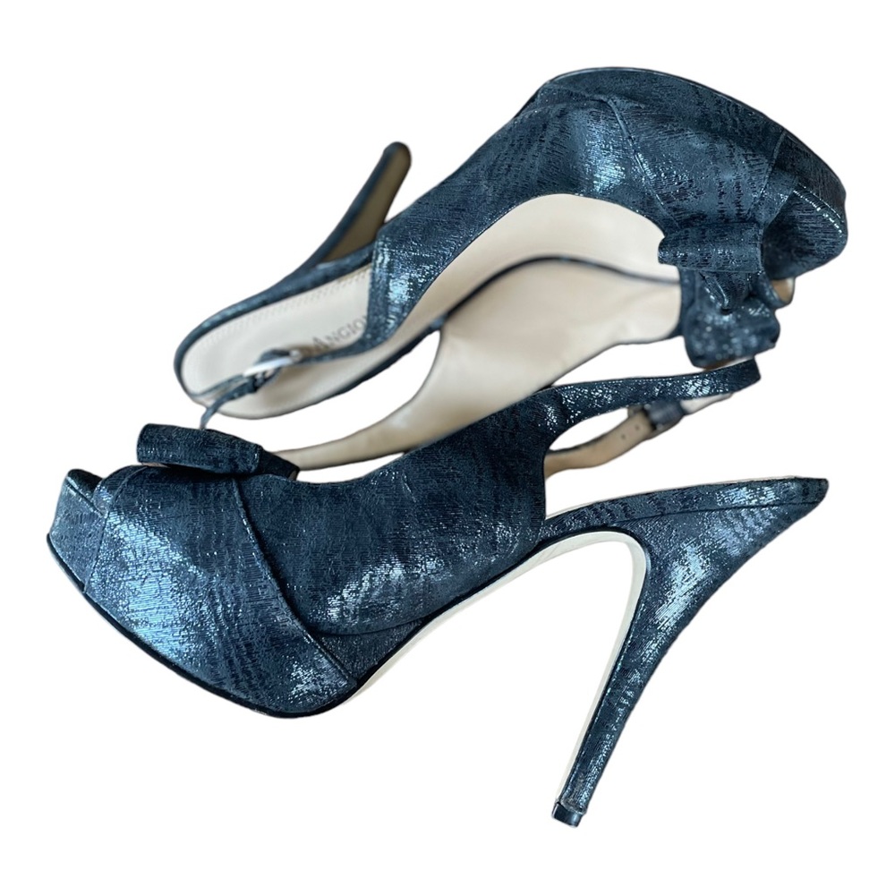 Enzo Angiolini size 8.5 peep toe sling back sandals